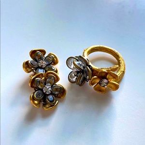 Chanel ring and earrings 03P